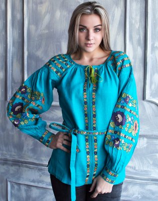 "Borshchiv Colors" blouse