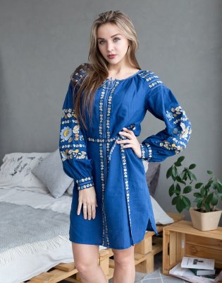 "Borshchiv colors" dress