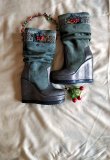 "Red Guelder Rose" boots