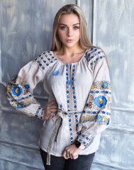 "Borshchiv colors" blouse - фото